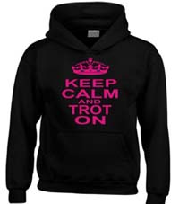 Keep Calm & Trot On Hoodie